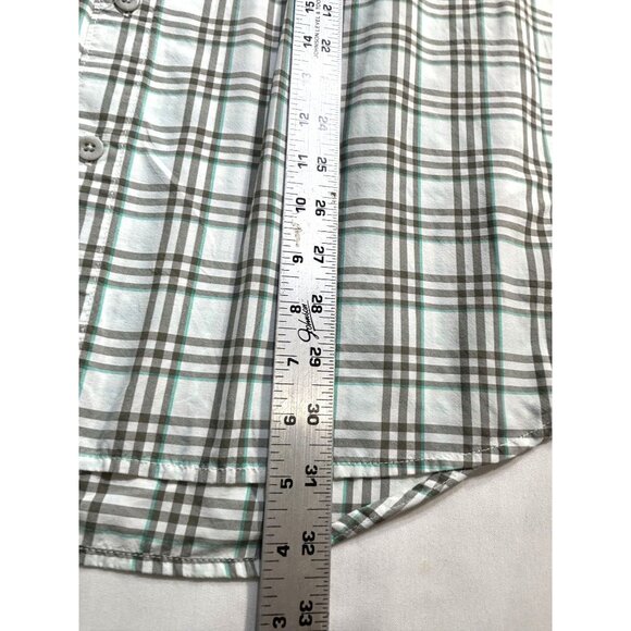 Columbia PFG Super Bahama Shirt Men's Omni-Shade Plaid Fishing Boating Hiking - Picture 6 of 10